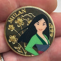 Loungefly - Mulan With Flowers - Gold - Disney Pin