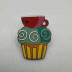 2025 - Disneyland - Cupcake - Alice in Wonderland - Mad Tea Party - Disney Pin