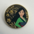 Loungefly - Mulan With Flowers - Gold - Disney Pin