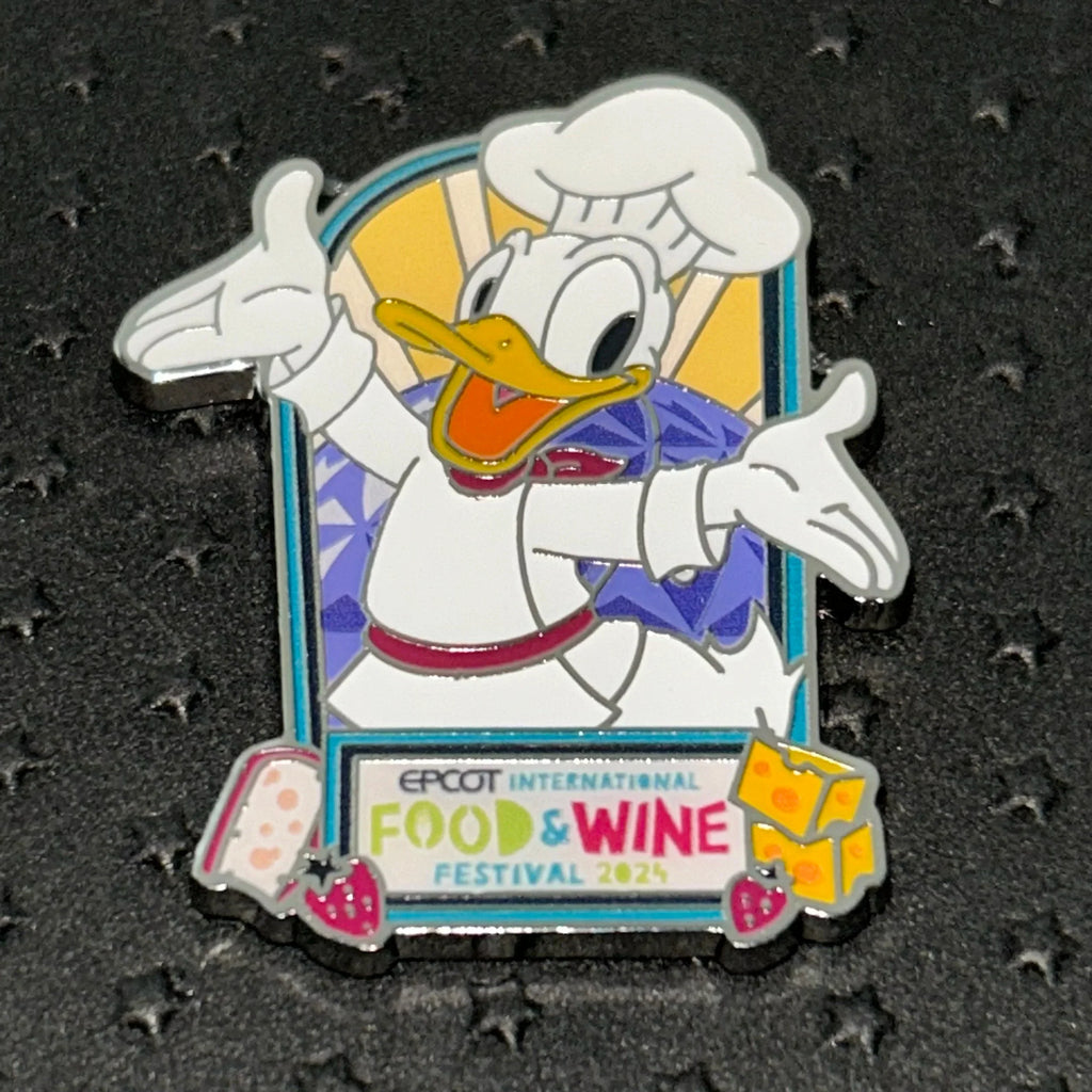 2024 - Chef Donald Duck - EPCOT - Food and Wine Festival - Disney Pin