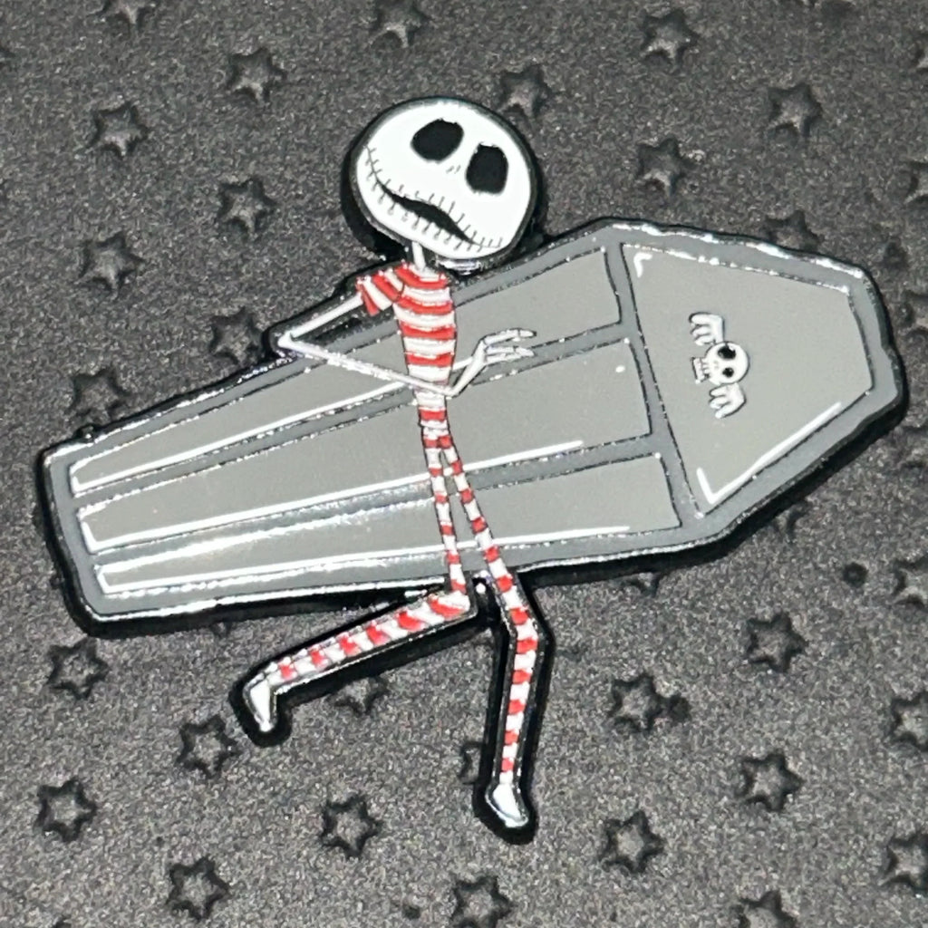 Loungefly - Jack Skellington - Surfing with Coffin - Disney Pin
