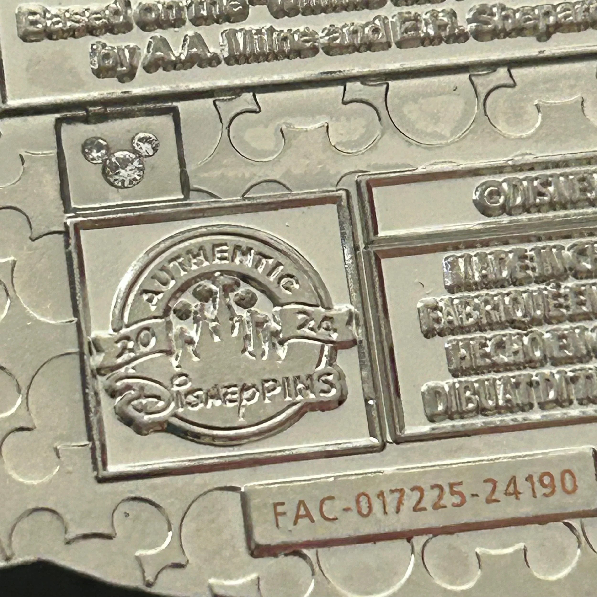 2024 - Pooh Bear and Tigger - The Many Adventures of Winnie the Pooh - Ride Vehicle - WDW - Disney Pin