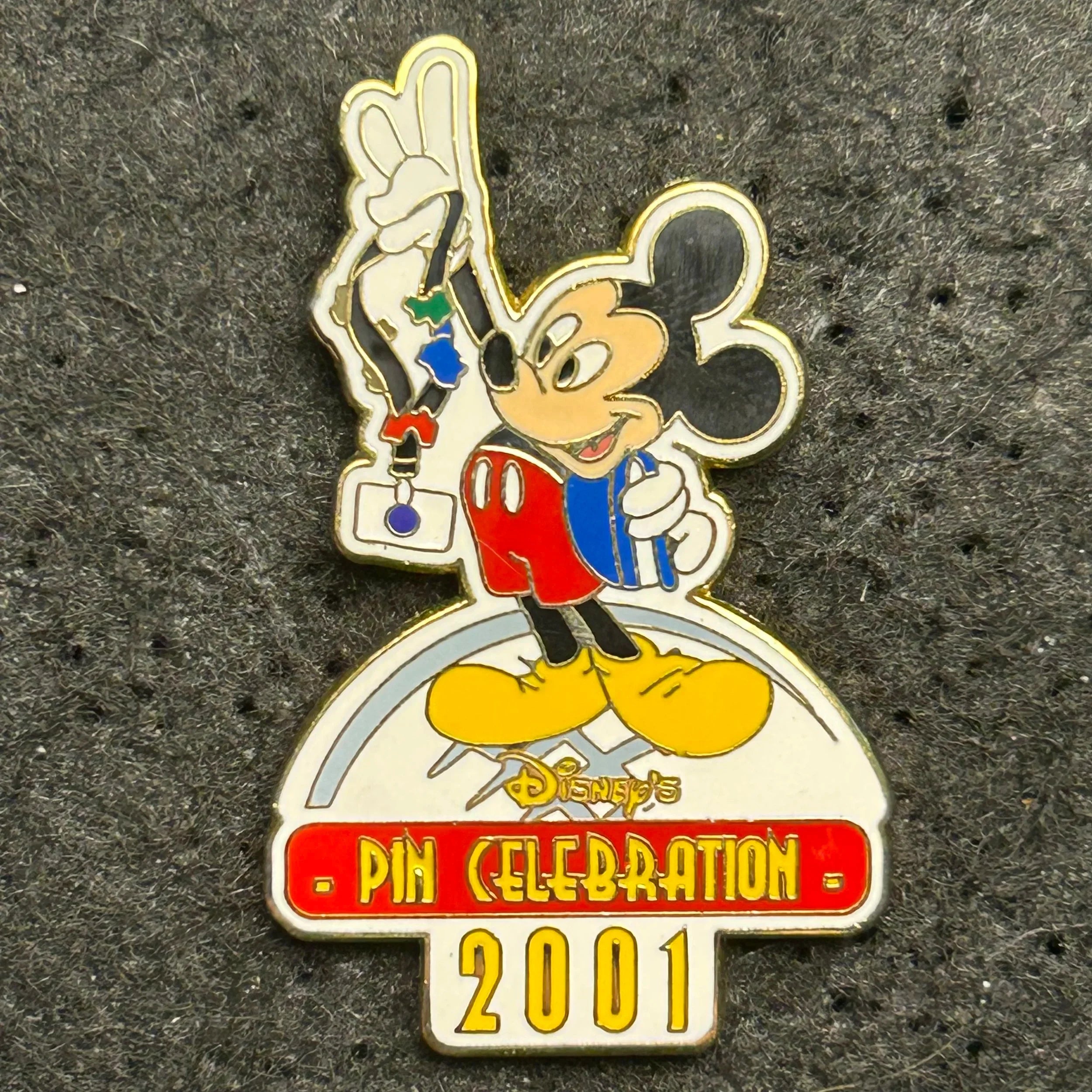 2001 - Mickey Mouse - Pin Celebration - EPCOT - WDW - Disney Pin