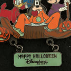 2001 - Mickey, Minnie, Goofy and Donald - Halloween - Glow in the Dark - LE 3,600 - Disney Pin