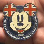2025 - Mickey Mouse Head - United Kingdom - World Showcase - EPCOT - Disney Pin