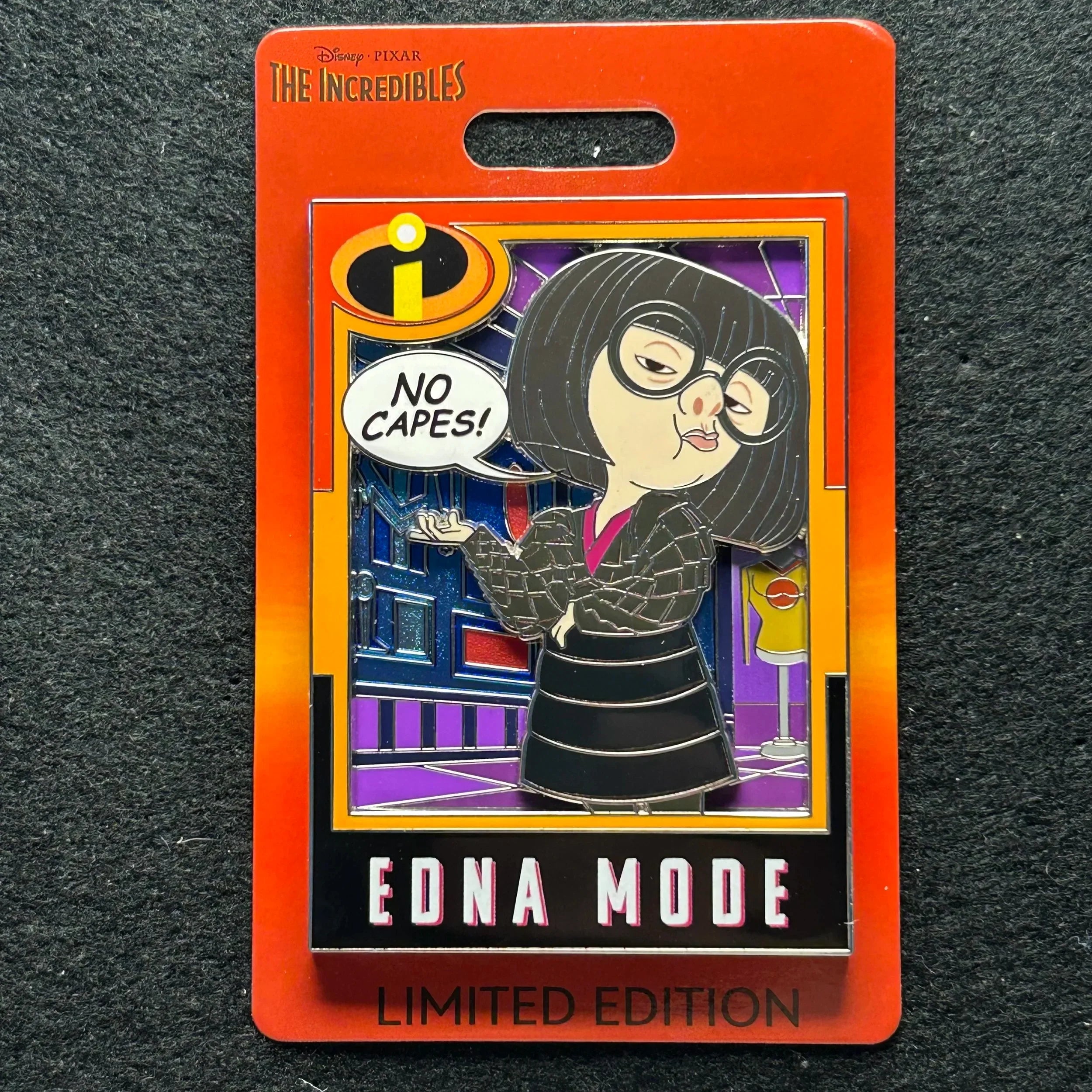 2024 - Edna Mode - The Incredibles - WDI - LE 300 - Disney Pin on Pin