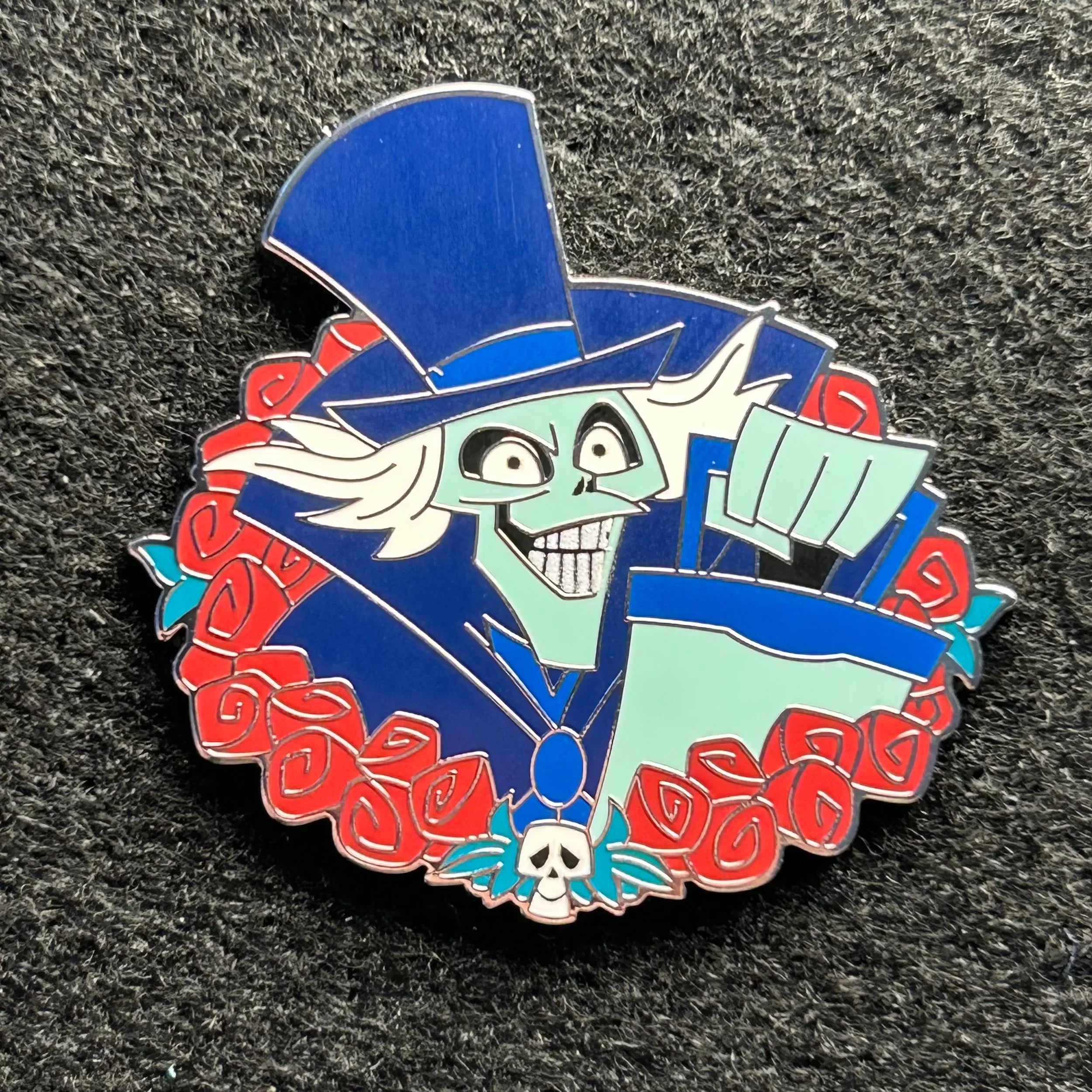 2024 - Hatbox Ghost - Haunted Mansion - Rose Frame - Mystery Pin