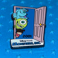 2001 - Mike Sully and Boo - Monsters Inc - Bedroom Closet Door - Disney Pin