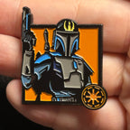 2024 - Jango Fett - Holding Blaster - Star Wars - Disney Pin
