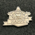 2015 - Happy - 7 Dwarfs - Hidden Mickey - Silver Chaser - Disney Pin