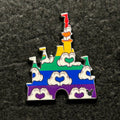 2025 - Rainbow Mickey Heart Hands Castle - WAVE B - Hidden Mickey - Disney Pin
