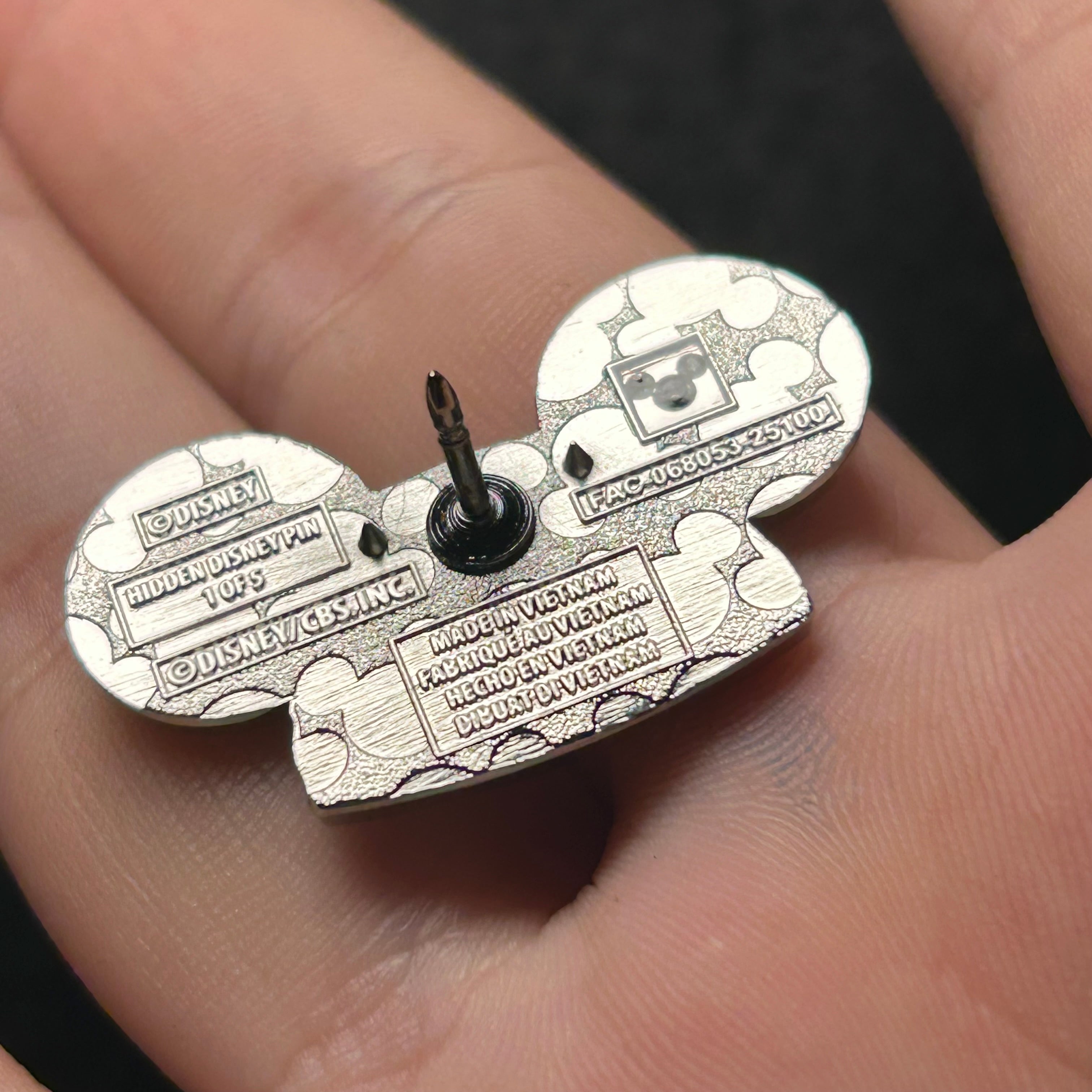 2025 - Hollywood Tower Hotel Mickey Hat - WAVE B - Hidden Mickey - Disney Pin