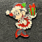 2025 - Minnie Mouse Full Body - Holding Present - Christmas Clothes - Disney Pin