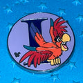 2009 - Iago - Aladdin - Hidden Mickey - Letter I - Disney Pin