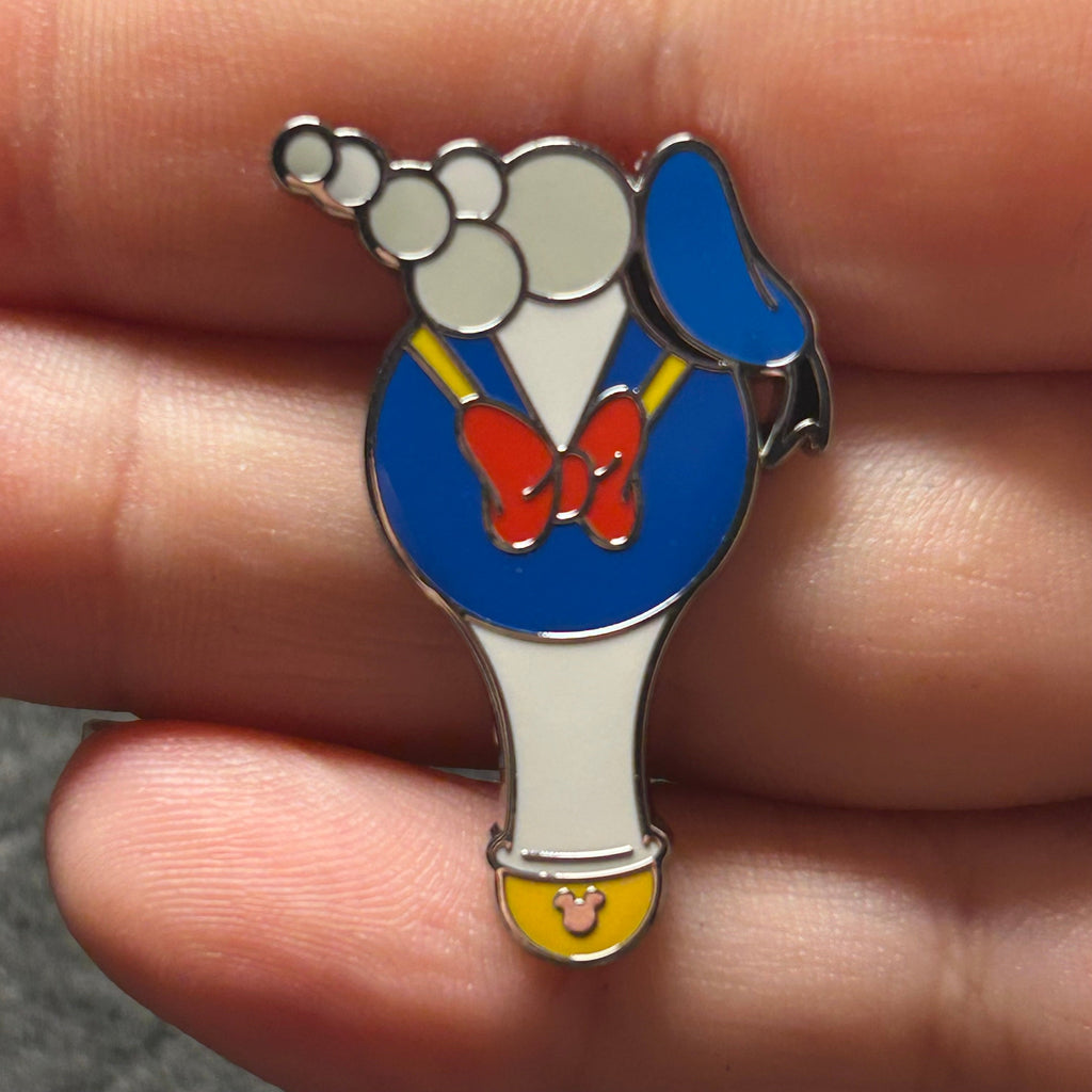 2025 - Donald Duck Bubble Wand - WAVE B - Hidden Mickey - Disney Pin