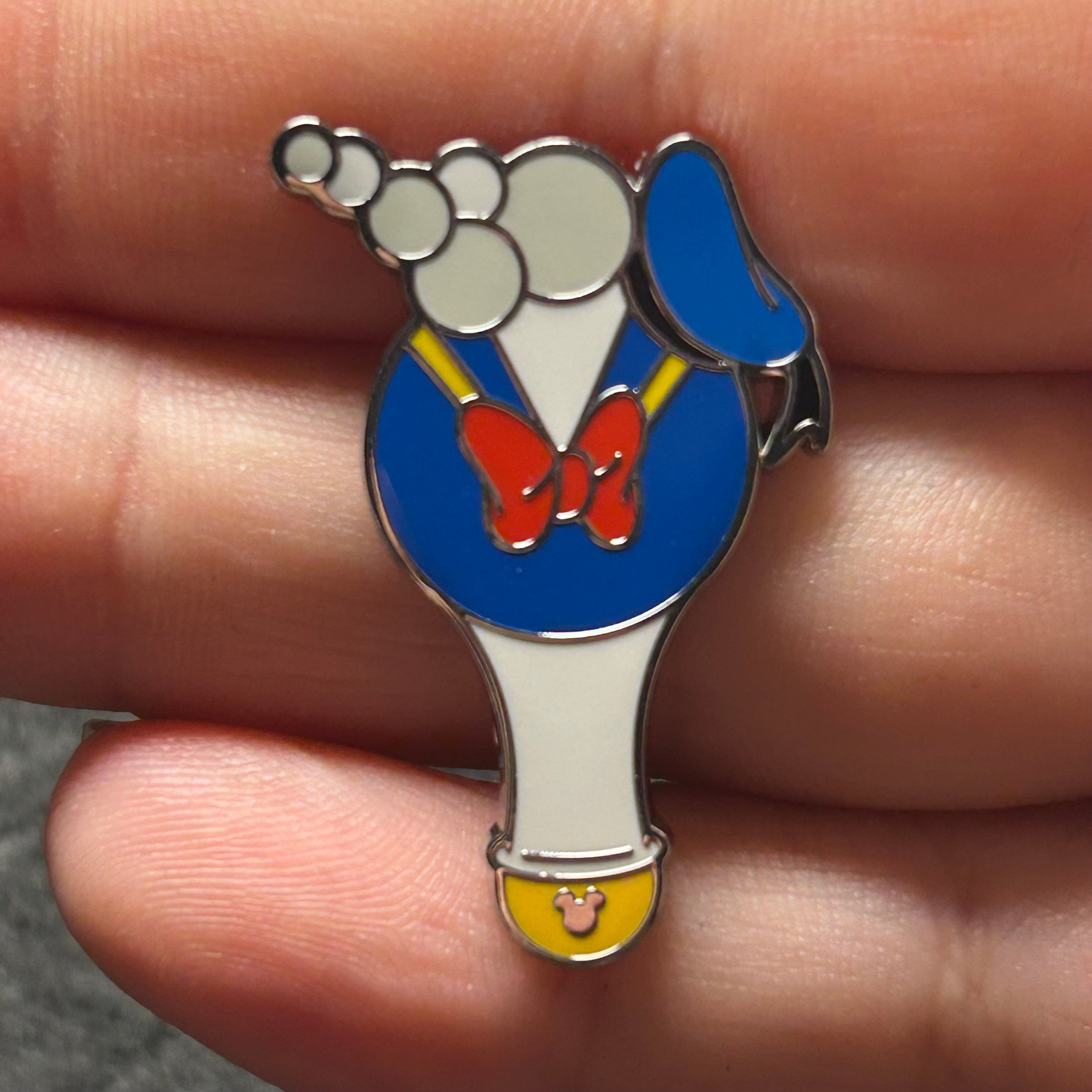 2025 - Donald Duck Bubble Wand - WAVE B - Hidden Mickey - Disney Pin