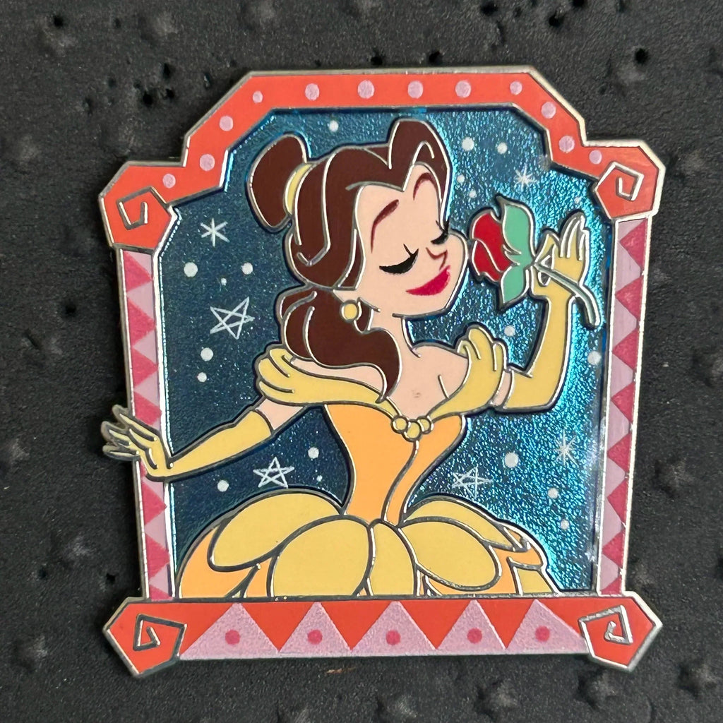 2024 - Belle - Beauty and the Beast - Red Rose - Disney Pin