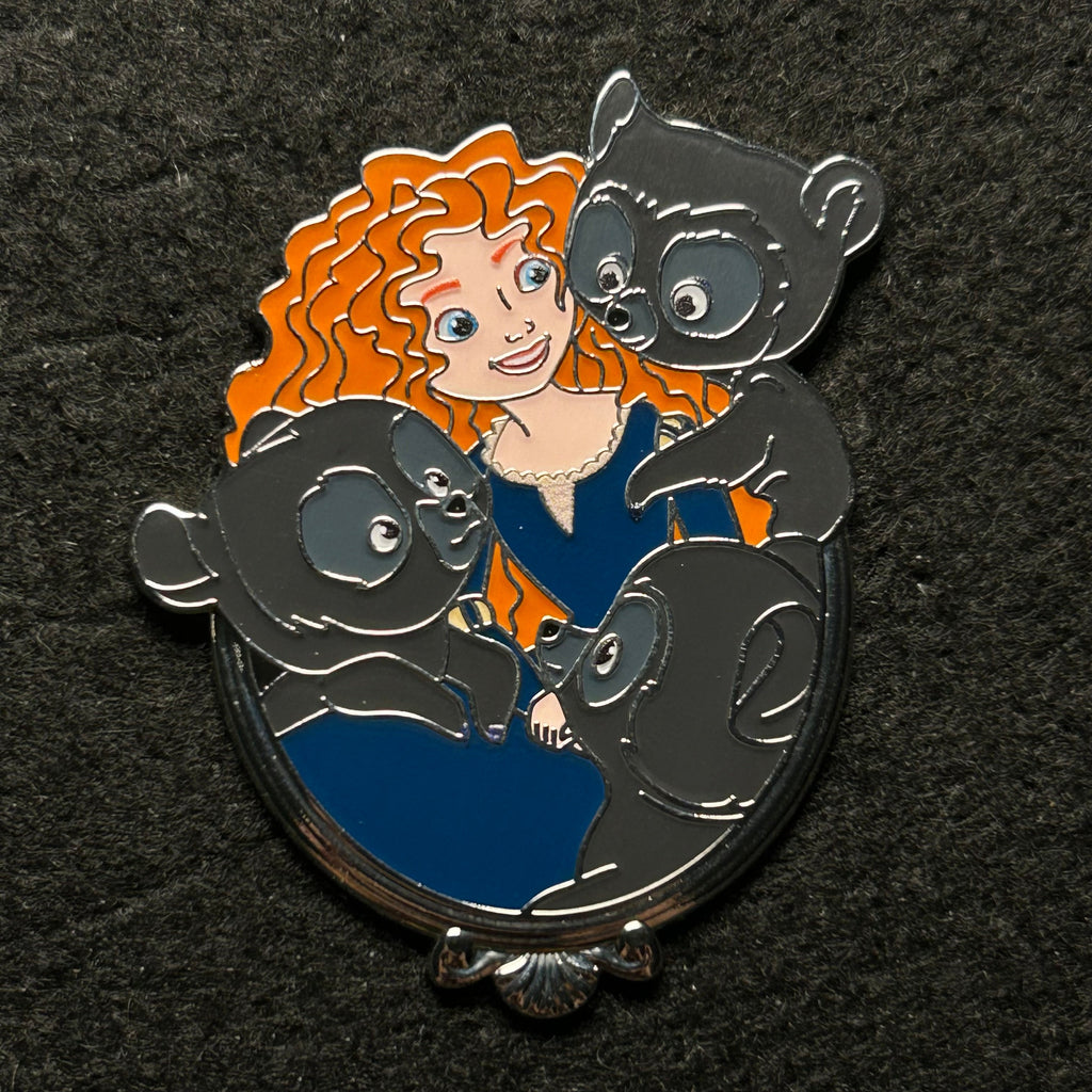 2025 - Merida with Brothers as Bears - Brave - Disney Pin