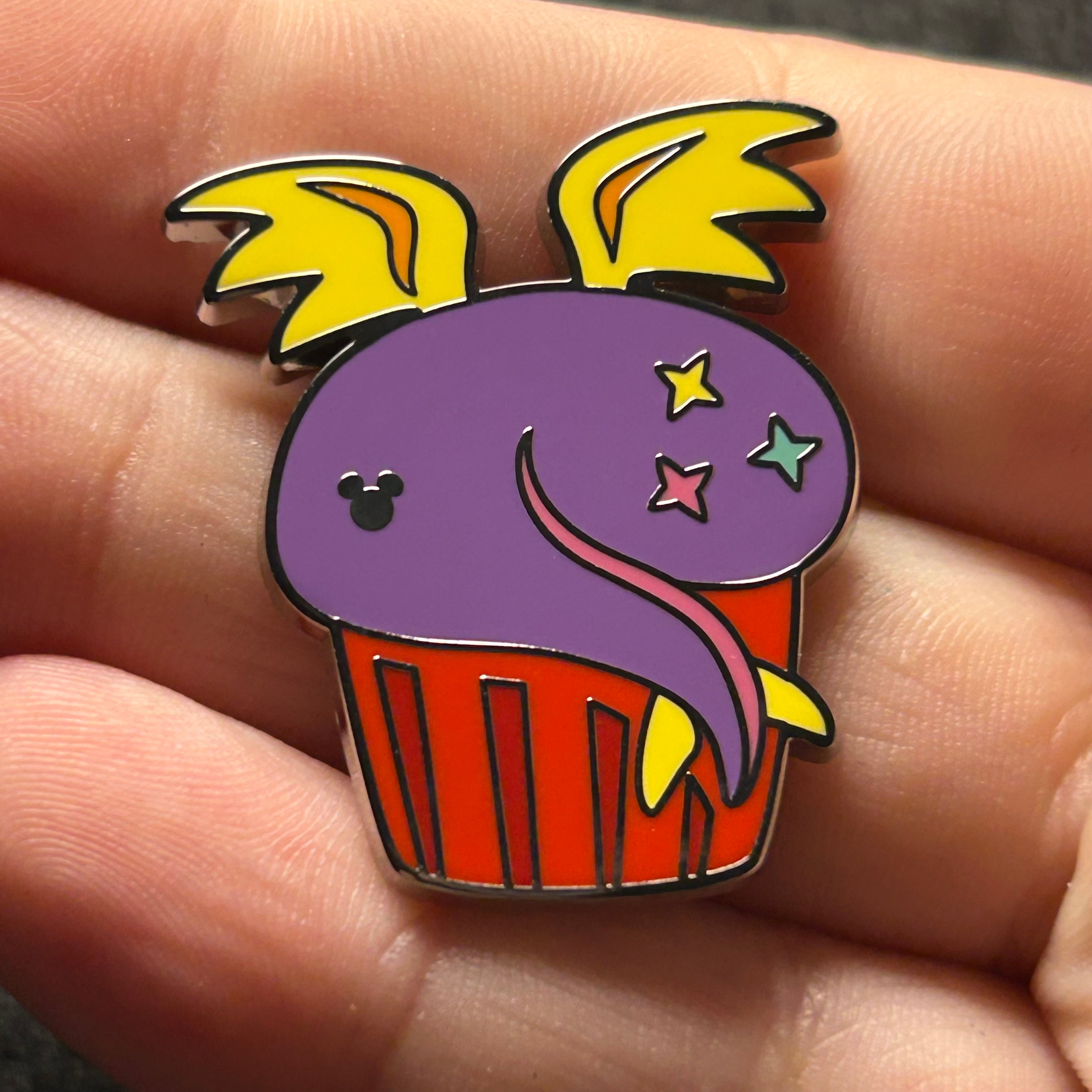 2025 - Figment Cupcake - WAVE B CHASER - Hidden Mickey - Disney Pin