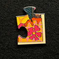 2023 - Animal Kingdom - Puzzle Piece - Pink Flower - Disney Pin