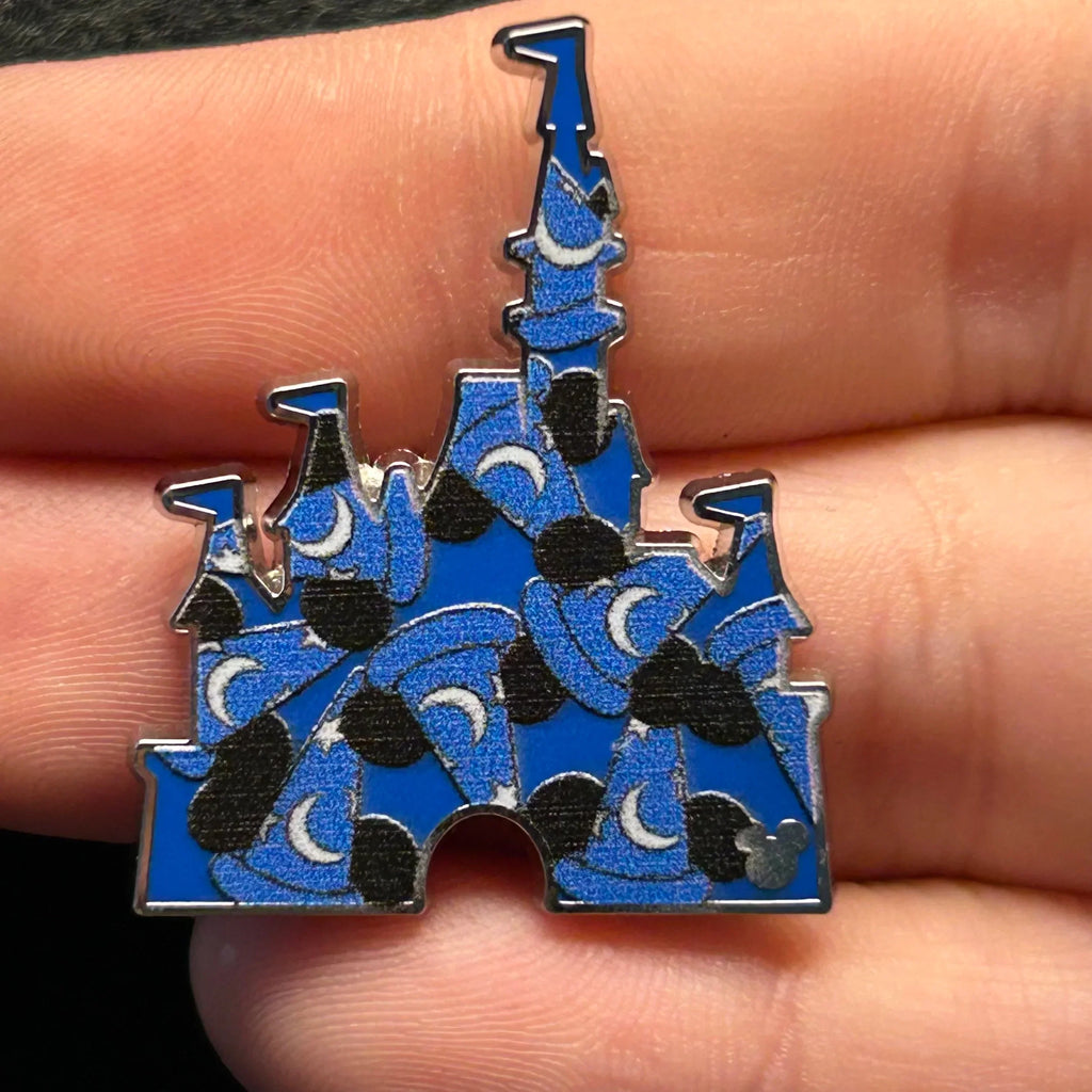 2025 - Sorcerer Mickey - Castle - WDW - Hidden Disney - 25 Years - Disney Pin