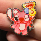 Angel -  Aimants - Lilo and Stitch - Holding Love Balloon - Disney Pin