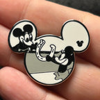 2019 - Mickey and Minnie  - Plane Crazy - Hidden Mickey - Shorts Series - Disney Pin