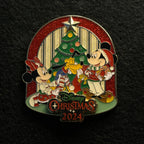 2024 - Mickey, Minnie, and Pluto - Christmas Day - TDLR - Disney Pin