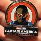 2025 - LR - Captain America Brave New World - Spinner - Marvel - Disney Pin
