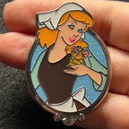 2025 - Cinderella Holding Gus - Upper Body - Disney Pin