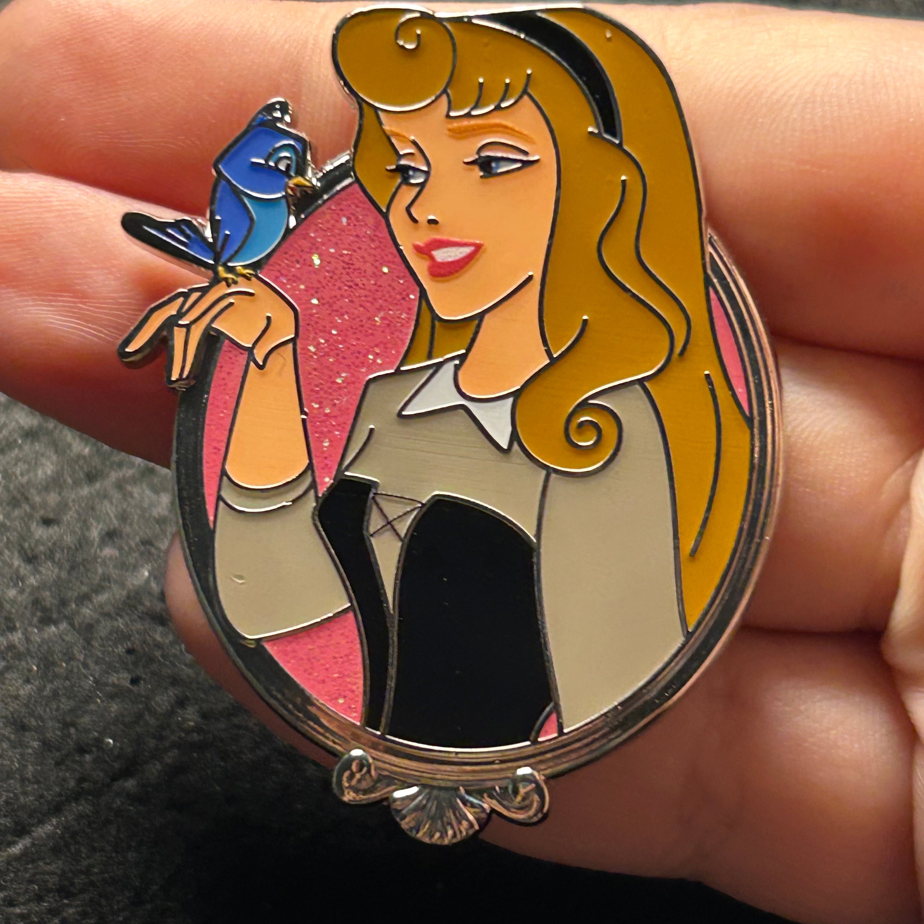 2025 - Briar Rose - Upper Body - Holding Bird - Disney Pin
