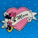 2006 - Minnie Mouse - Mom - Pink Glitter Heart - Disney Pin