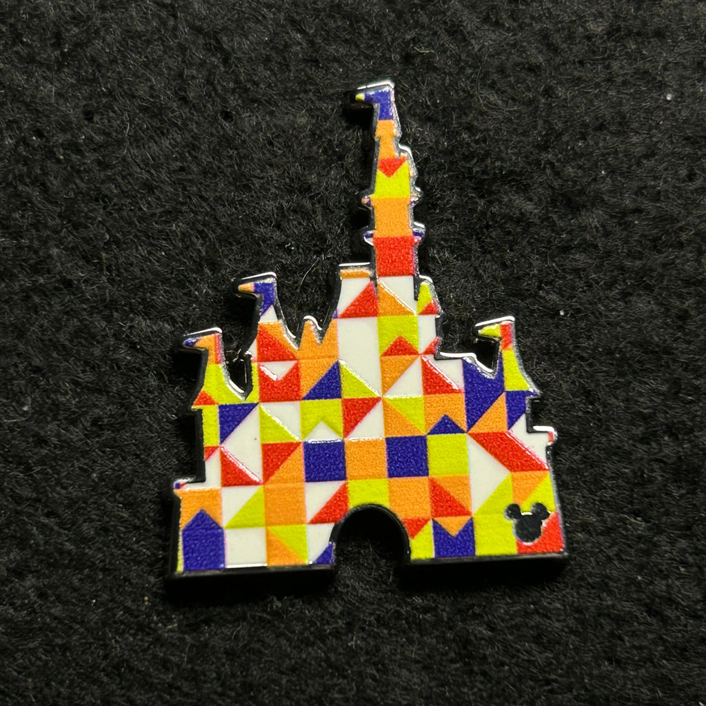 2025 - Geometric Castle - WAVE B - Hidden Mickey - Disney Pin