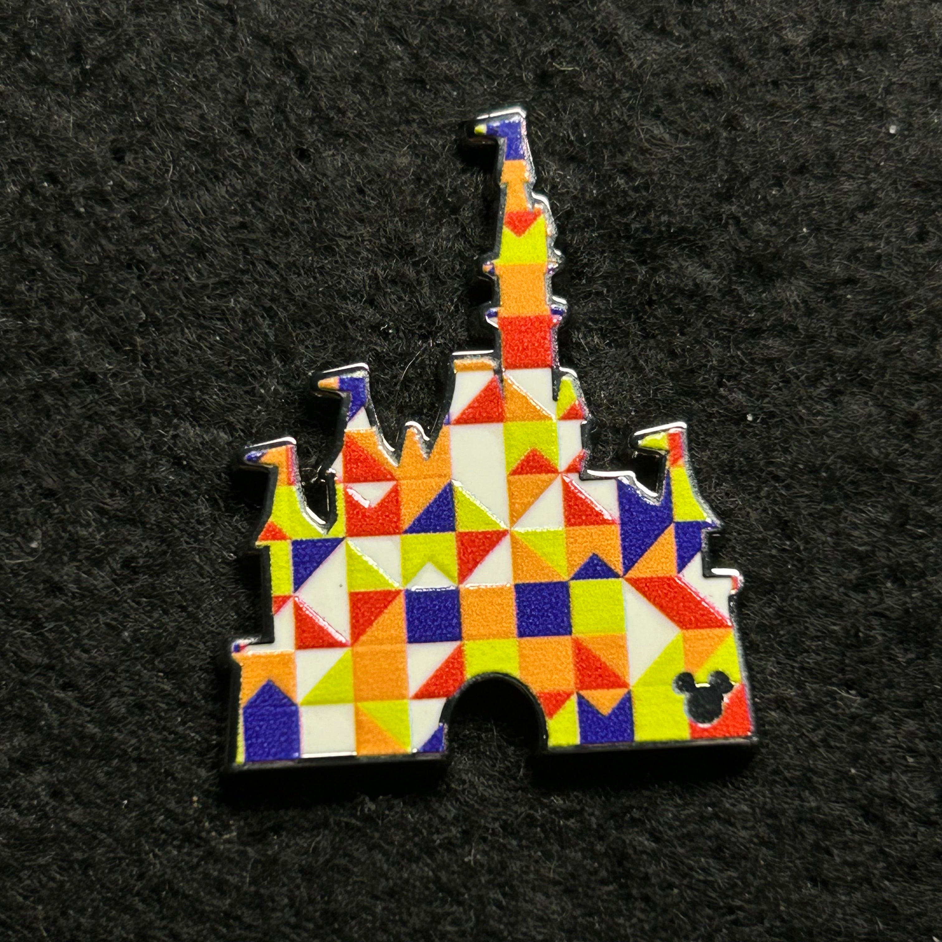 2025 - Geometric Castle - WAVE B - Hidden Mickey - Disney Pin
