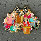 2022 - Captain Hook - Mr Smee - Jolly Roger Flags - Peter Pan - Disney Pin