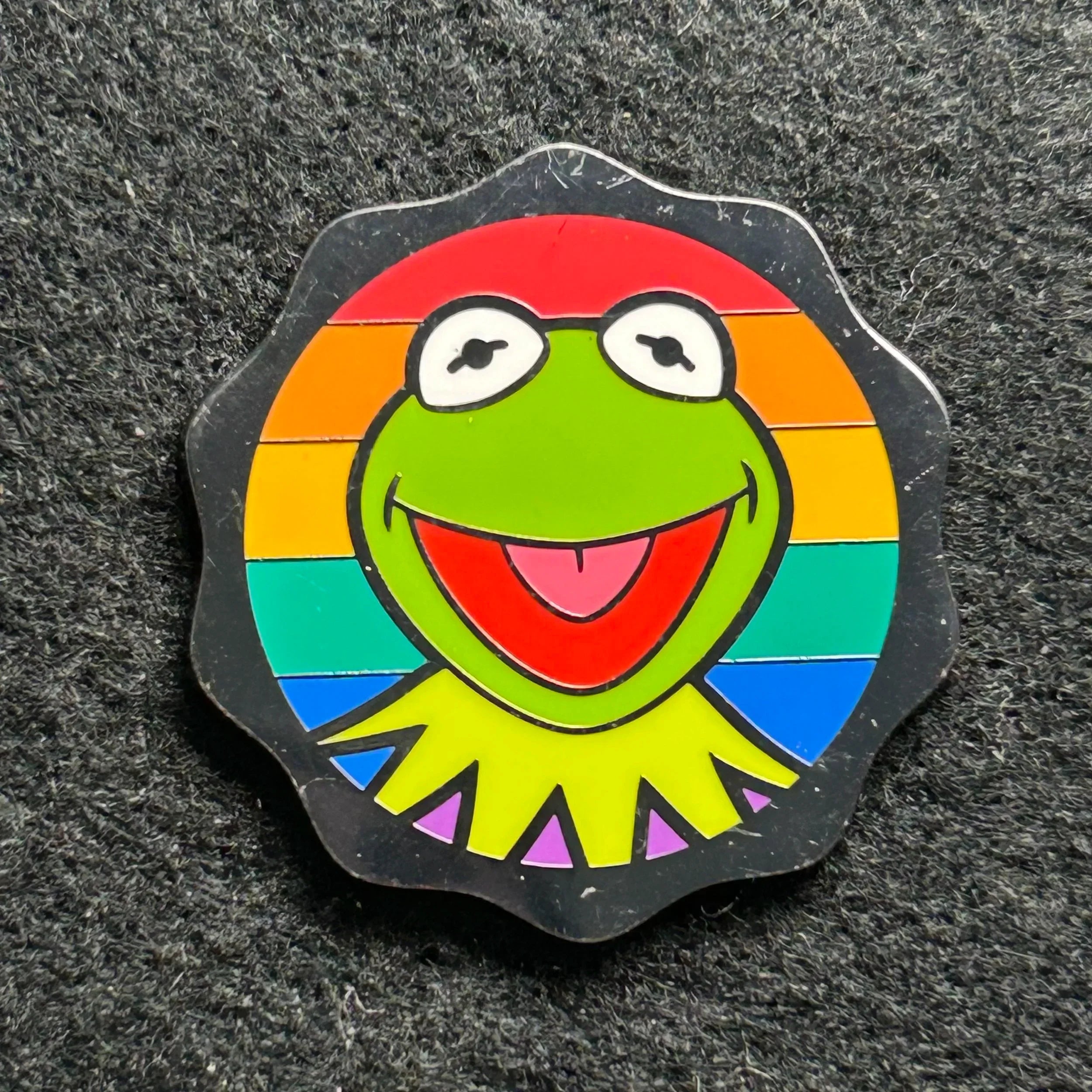 2024 -  Kermit The Frog Rainbow Background - Muppets - Pride - LR