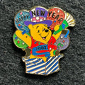 2002 - Winnie The Pooh Happy New Year - Disney Pin