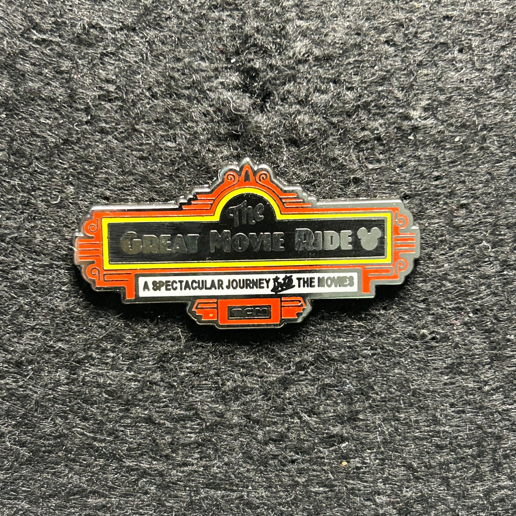 2019 - The Great Movie Ride Sign - Hidden Mickey - Disney Pin