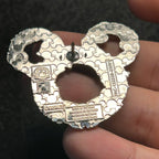 2025 - Christmas Wreath - Mickey Head - Disney Pin