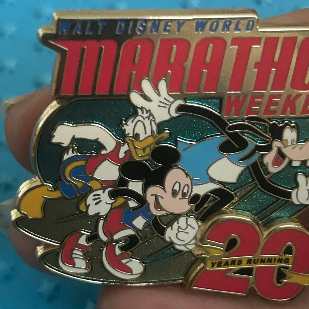 PRE PRODUCTION- 2013 - RunDisney - 20 Years Running - Donald, Mickey and Goofy - LE 2,500 - Disney Pin