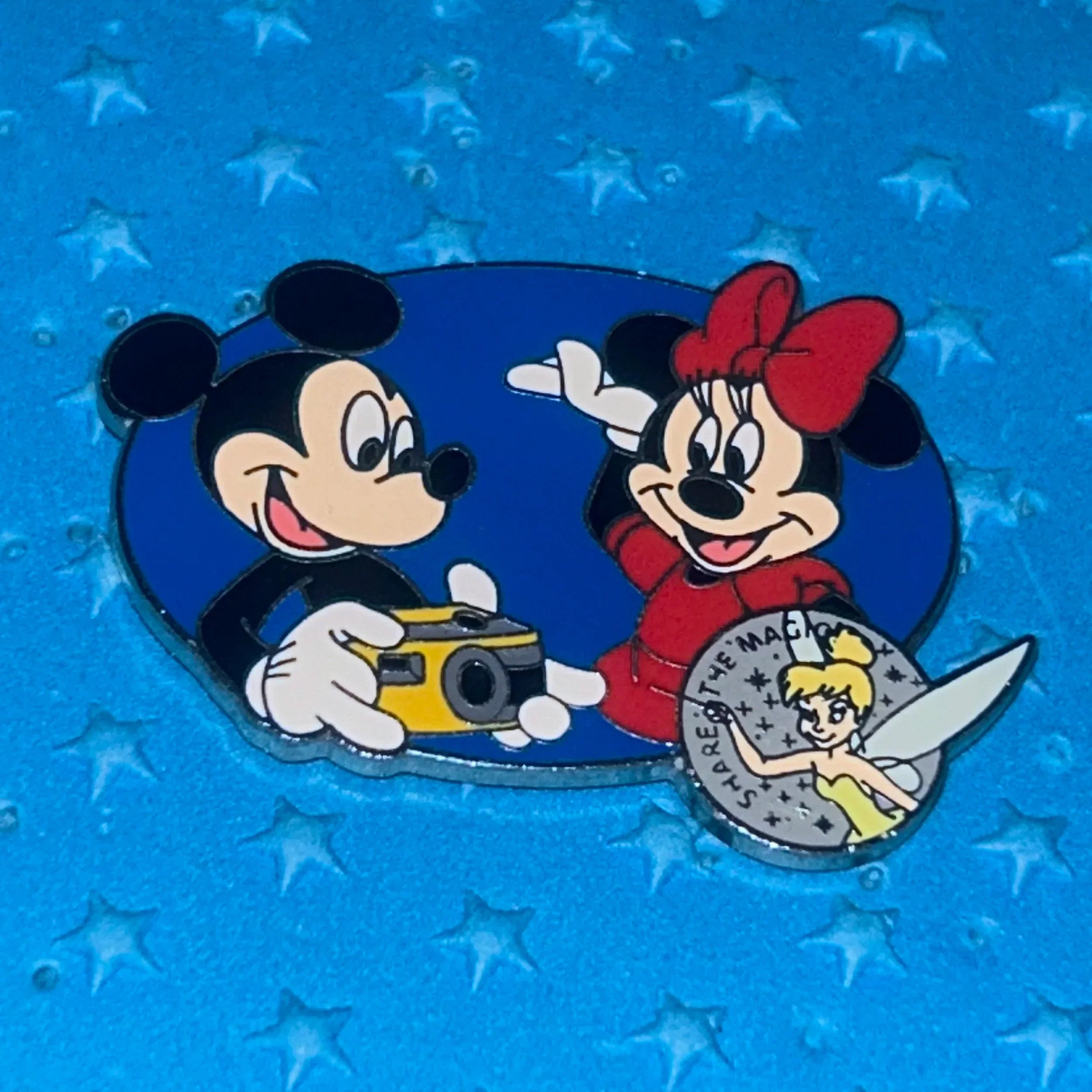 2002 - Mickey, Minnie and Tinker Bell - Share The Magic - Disney Pin