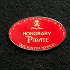 2024 - Honorary Pirate - Name Tag - Dead Man Tell No Tales - Disney Pin