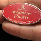 2024 - Honorary Pirate - Name Tag - Dead Man Tell No Tales - Disney Pin