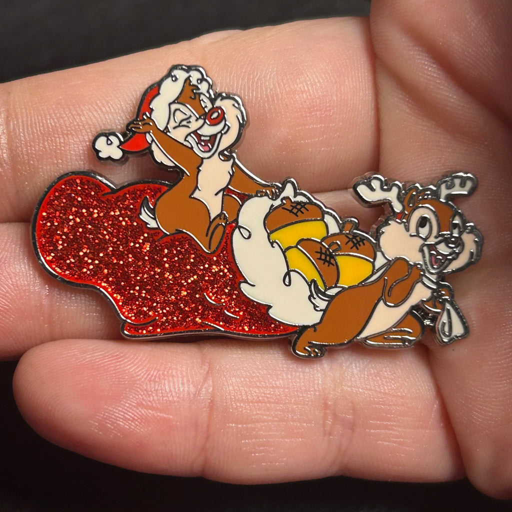 2025 - Chip and Dale with Stocking - Disney Pin