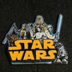 2025 - Star Wars Logo - Luke Leia Han Chewbacca R2D2 Ewok - Disney Pin