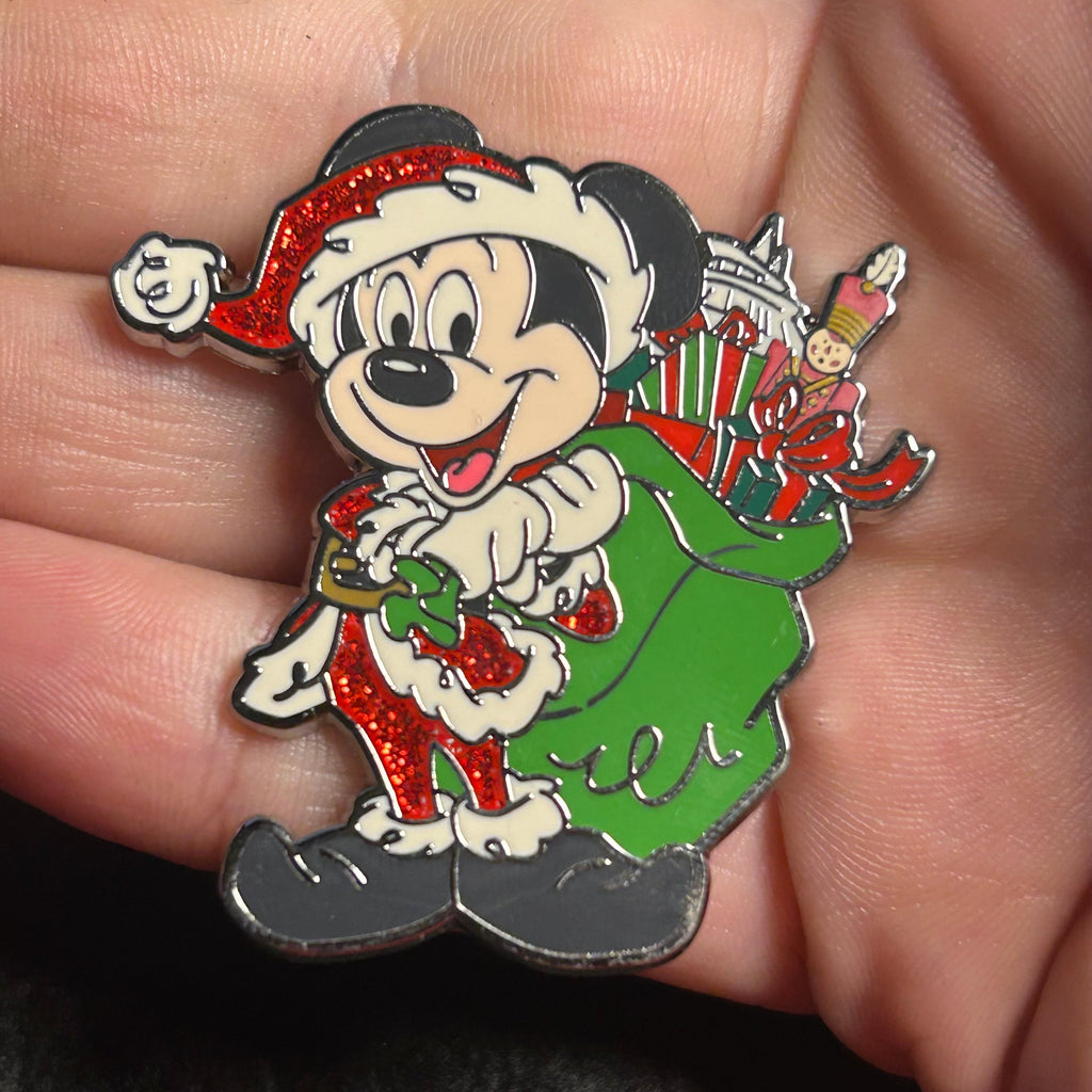2025 - Mickey Mouse as Santa Claus Holding Sack of Presents - Disney Pin