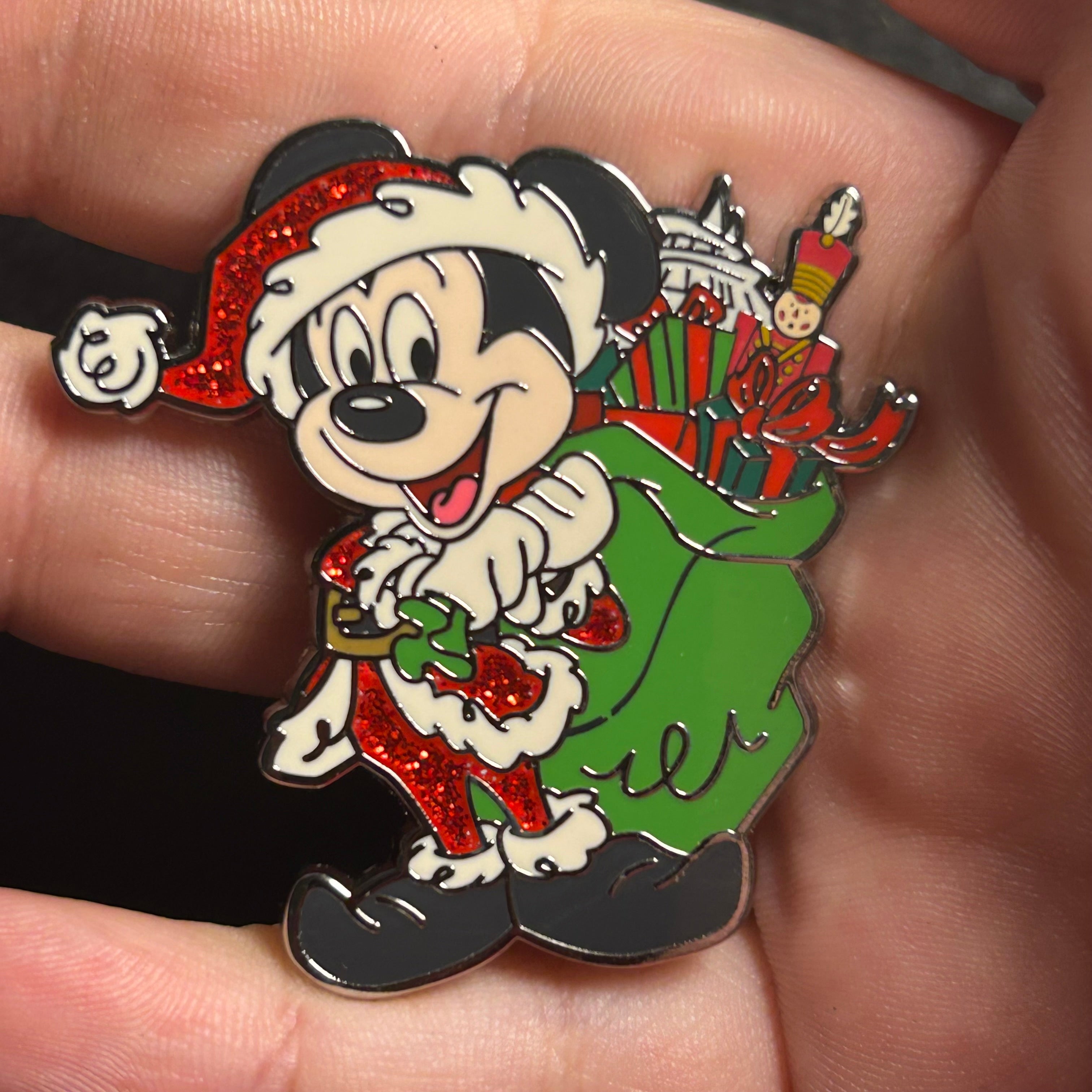 2025 - Mickey Mouse as Santa Claus Holding Sack of Presents - Disney Pin