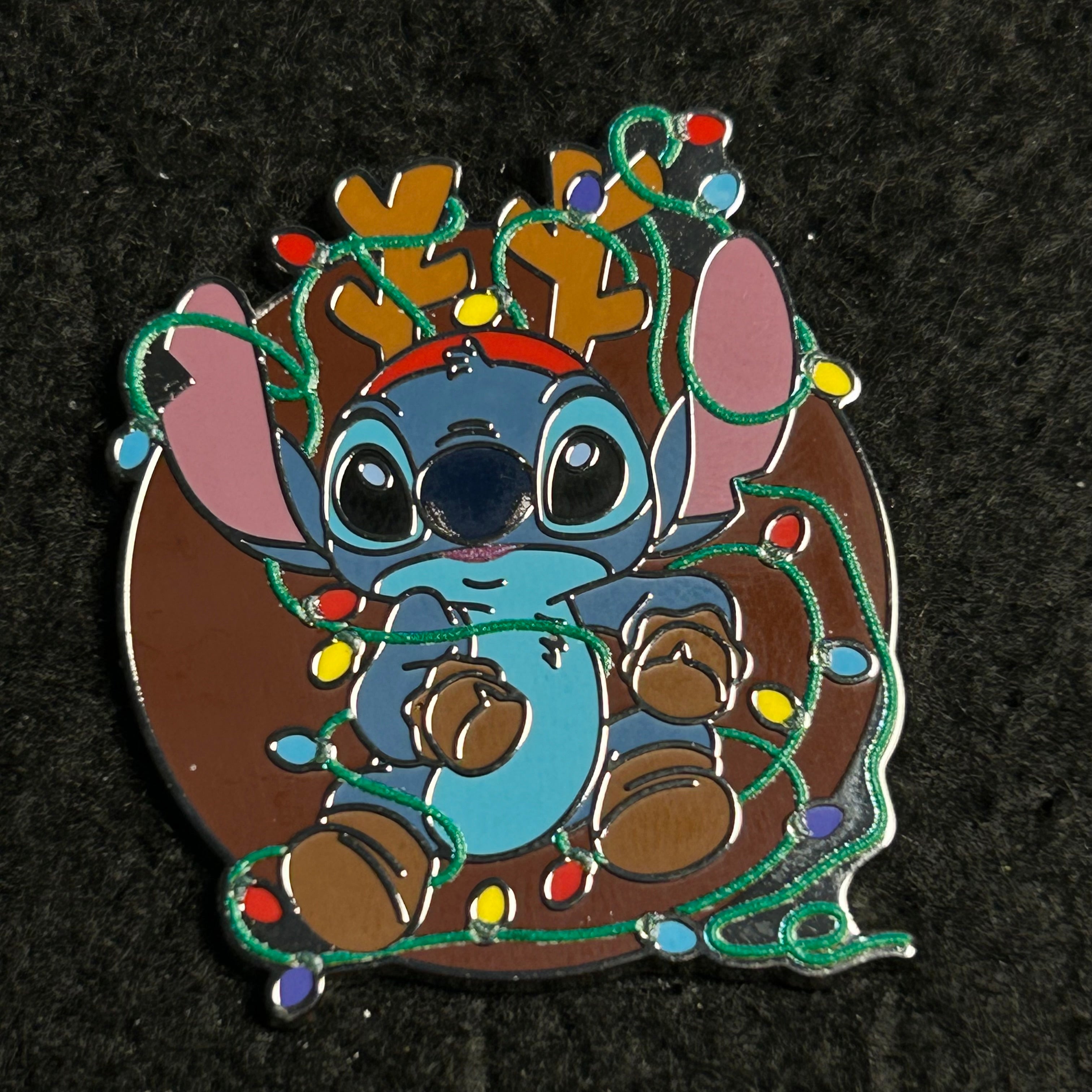 2025 - Stitch with Antlers and Christmas Lights - Merry Stitchmas - Mystery Series - Disney Pin