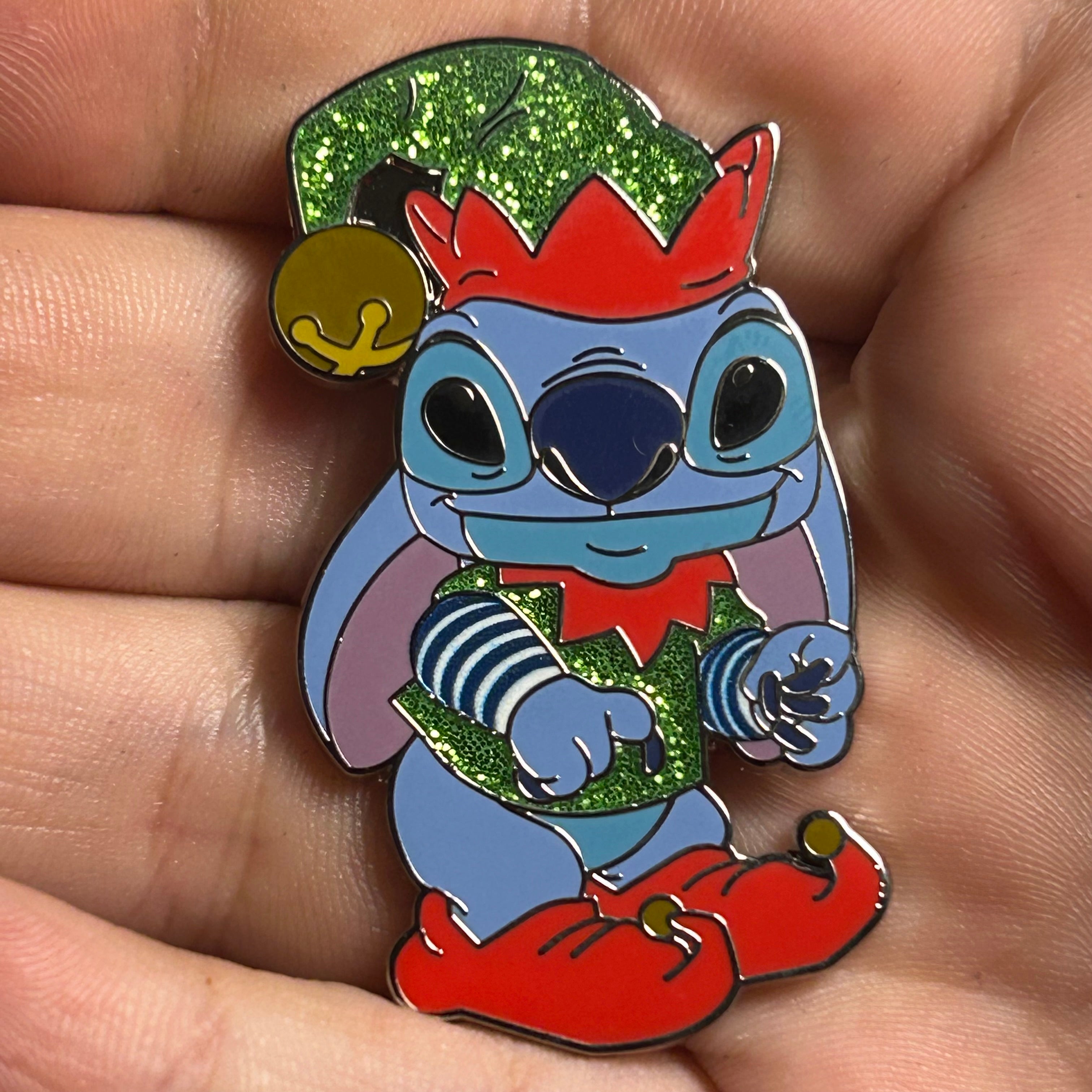 2025 - Stitch in Elf Costume - Lilo and Stitch - Disney Pin