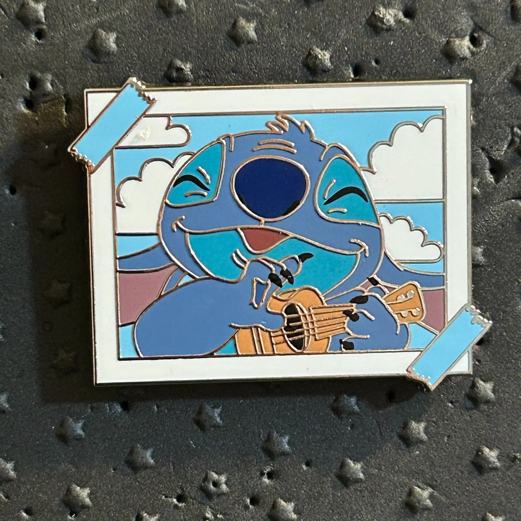 2024 - Stitch - Playing Ukulele - Mystery Frame Series - Disney Pin